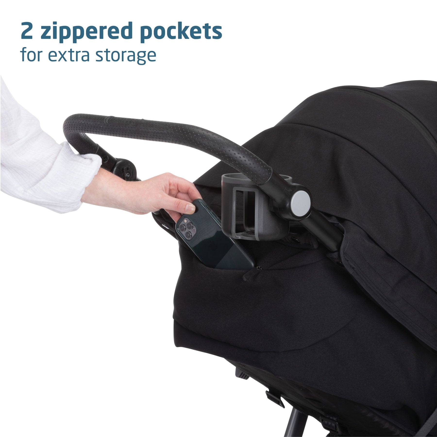 Maxi-Cosi Gia XP Luxe 3-Wheel Travel System with Mico Luxe - Midnight Black