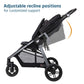 Maxi-Cosi Gia XP Luxe 3-Wheel Travel System with Mico Luxe - Midnight Black