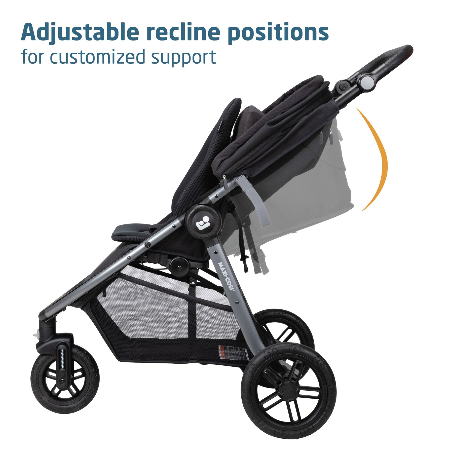 Maxi-Cosi Gia XP Luxe 3-Wheel Travel System with Mico Luxe - Midnight Black