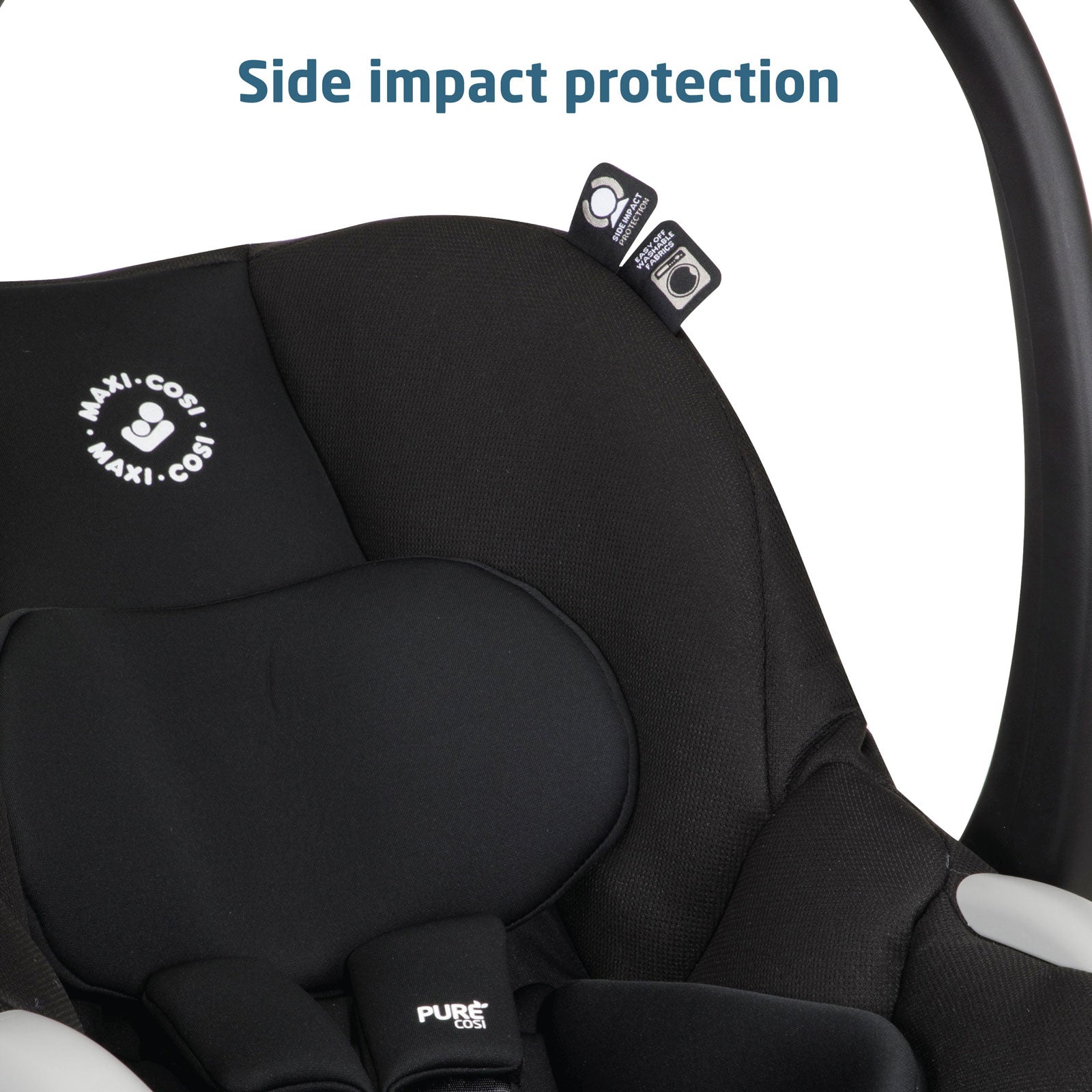Maxi-Cosi Gia XP Luxe 3-Wheel Travel System with Mico Luxe - Midnight Black