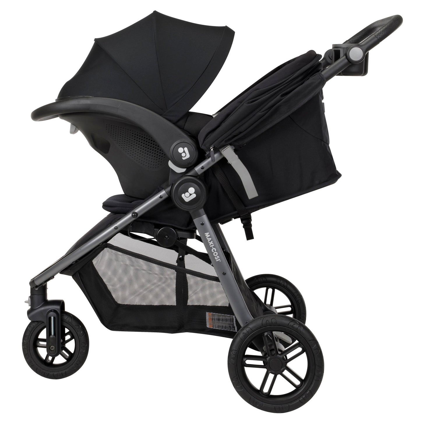 Maxi-Cosi Gia XP Luxe 3-Wheel Travel System with Mico Luxe - Midnight Black