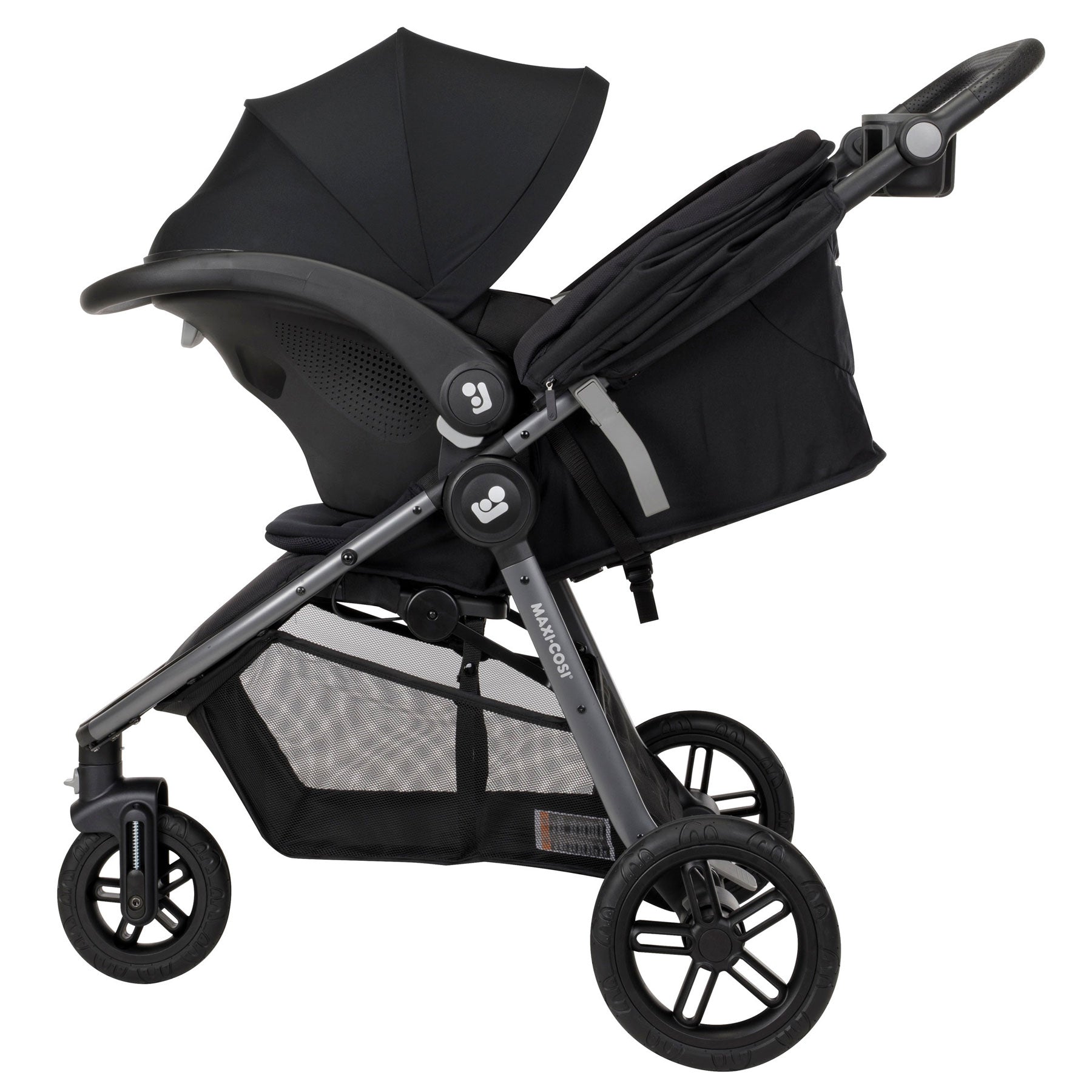 Maxi-Cosi Gia XP Luxe 3-Wheel Travel System with Mico Luxe - Midnight Black