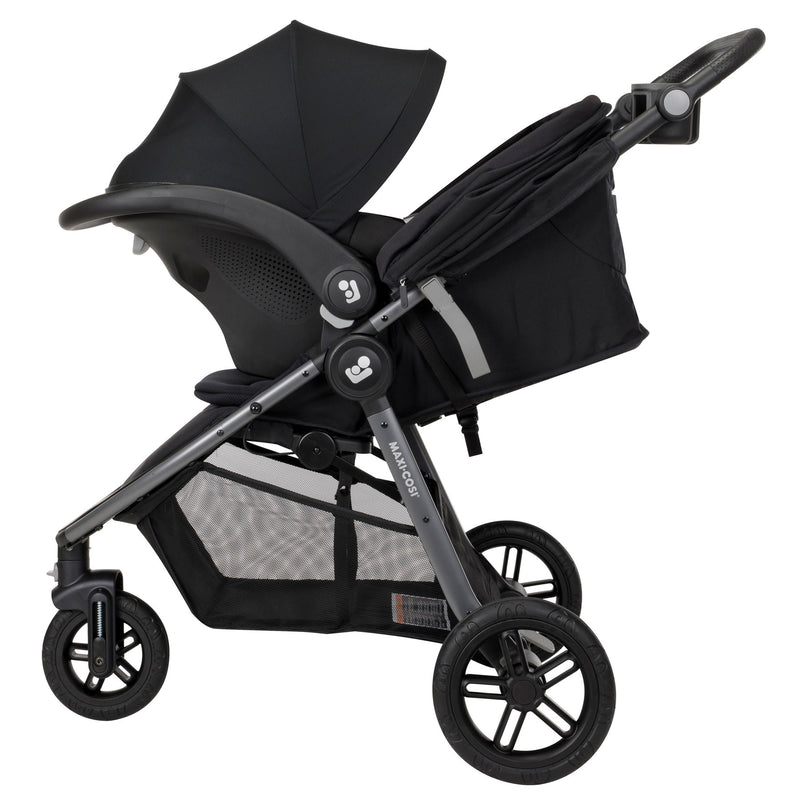 Maxi-Cosi Gia XP Luxe 3-Wheel Travel System with Mico Luxe - Midnight Black