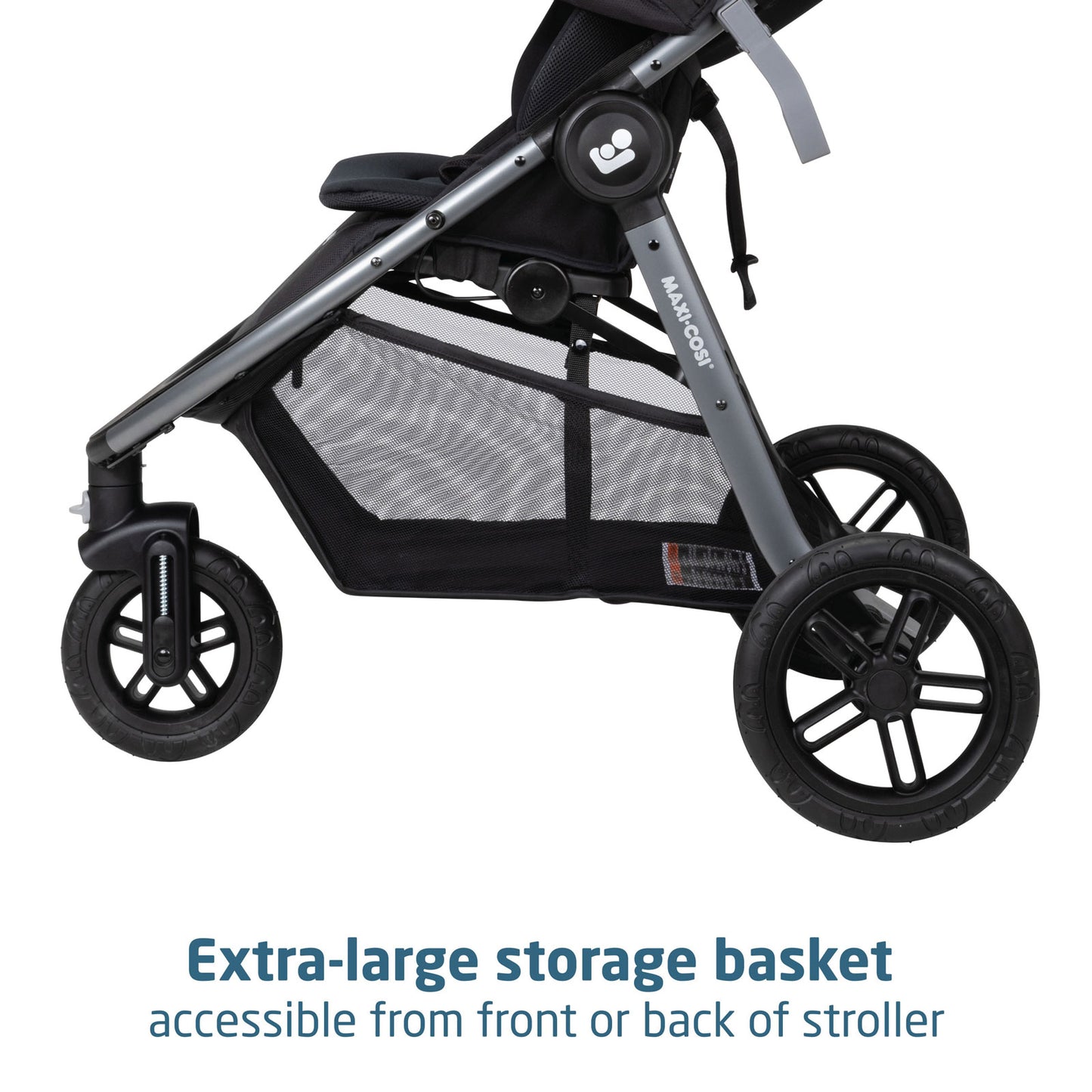 Maxi-Cosi Gia XP Luxe 3-Wheel Travel System with Mico Luxe - Midnight Black