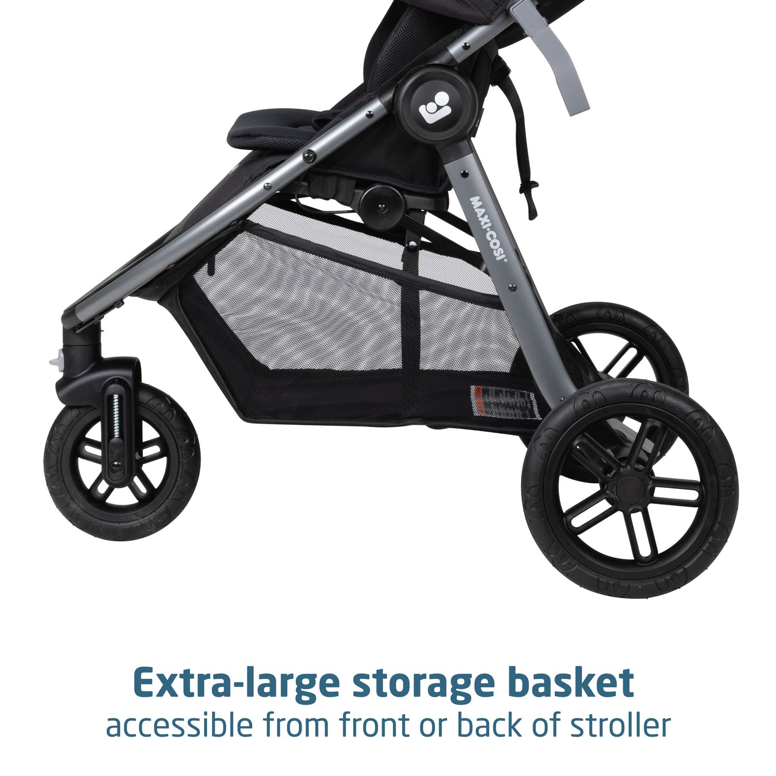 Maxi-Cosi Gia XP Luxe 3-Wheel Travel System with Mico Luxe - Midnight Black
