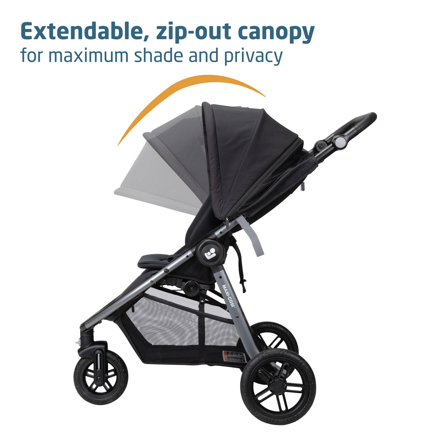 Maxi-Cosi Gia XP Luxe 3-Wheel Travel System with Mico Luxe - Midnight Black