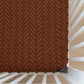 Mebie Baby Muslin Crib Sheet - Rust Mudcloth