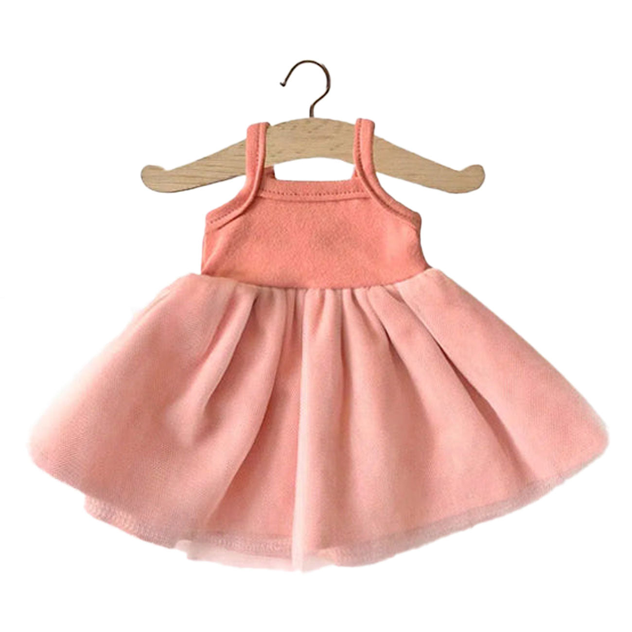 Minikane USA Rosella Tutu in Marsala Jersey and Bagatelle Pink Tulle
