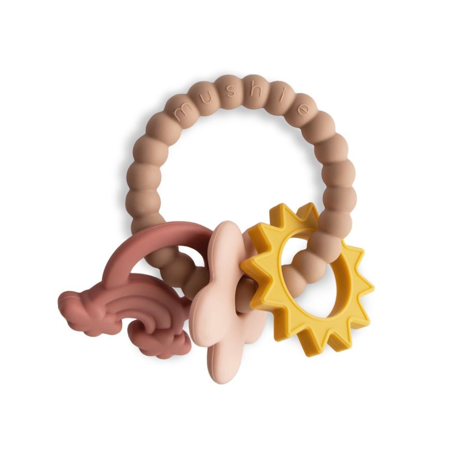 Mushie Teething Ring - Nature