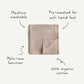 Mushie Muslin Swaddles - Happy Flowers Check