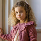 Noralee Ruffle Cardigan - Raspberry