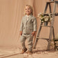 boy wearing Noralee Sebastian Blazer - Sage