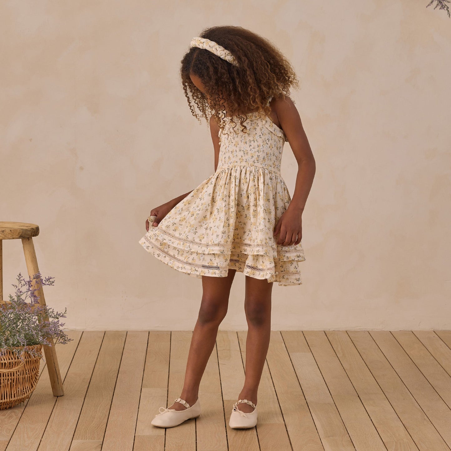 Noralee Birdie Dress - Lemon Meadow
