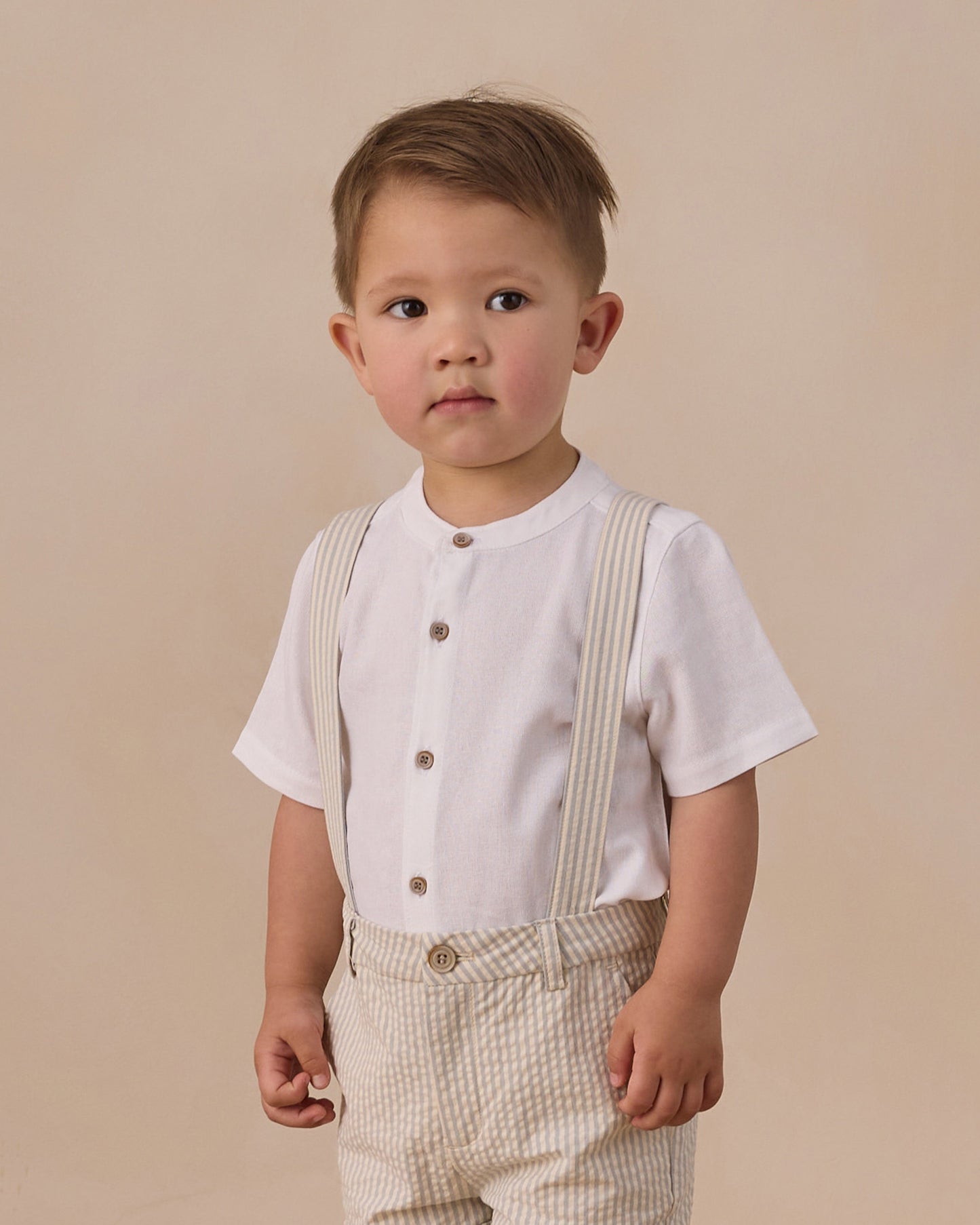 Noralee Suspender Short - Sky Stripe