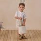 Noralee Suspender Short - Sky Stripe