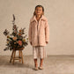 Noralee Junie Dress - Poppy Bloom - Ecru with Noralee Eloise Coat - Antique
