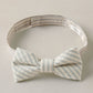 Noralee Bow Tie - Sky Stripe Seersucker