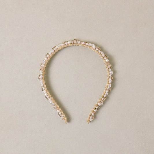 Noralee Pearl Headband - Ivory