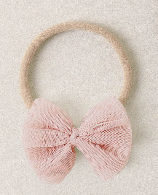 Noralee Flutter Tulle Headband - Cotton Candy