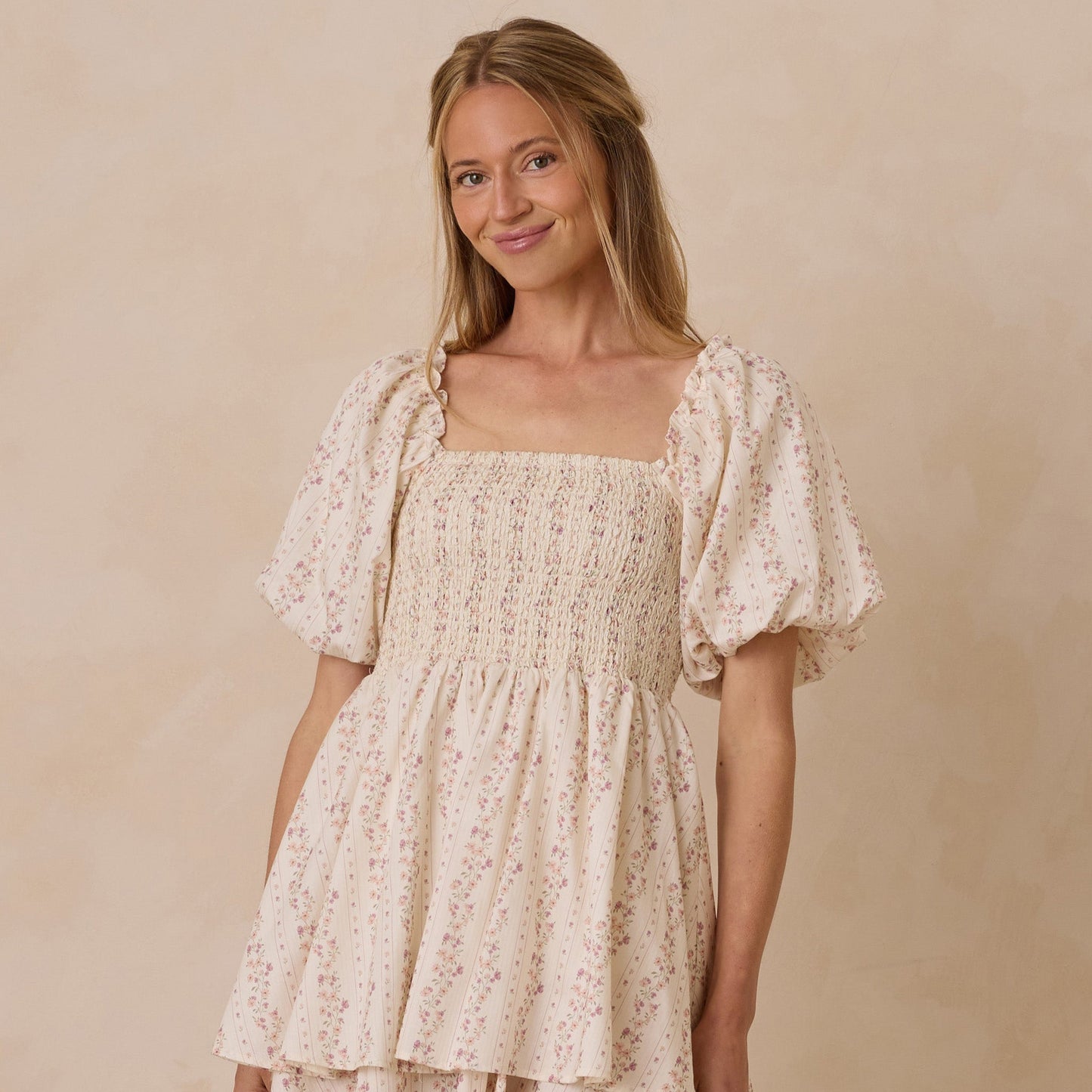 Noralee Annette Dress - Floral Stripe