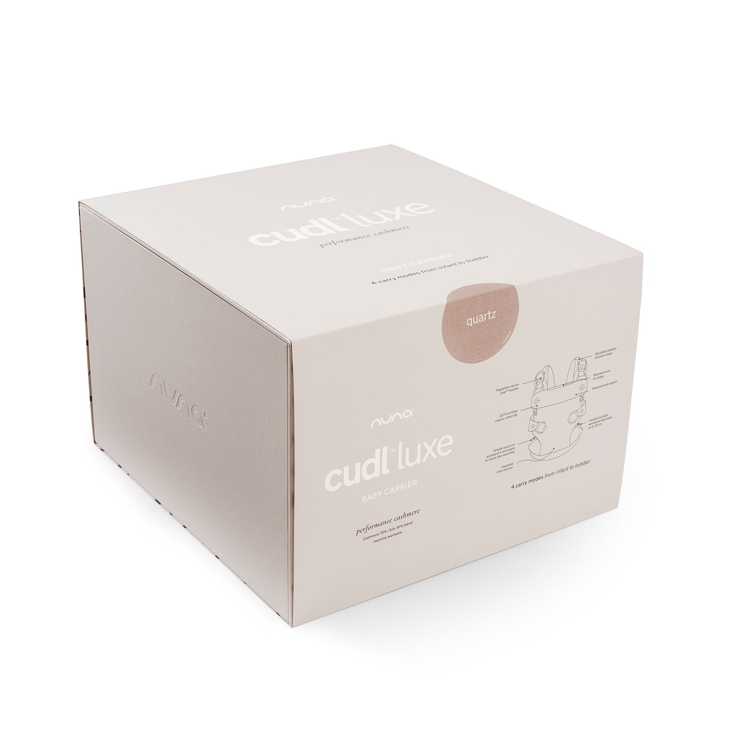 Nuna CUDL Luxe Carrier - Quartz