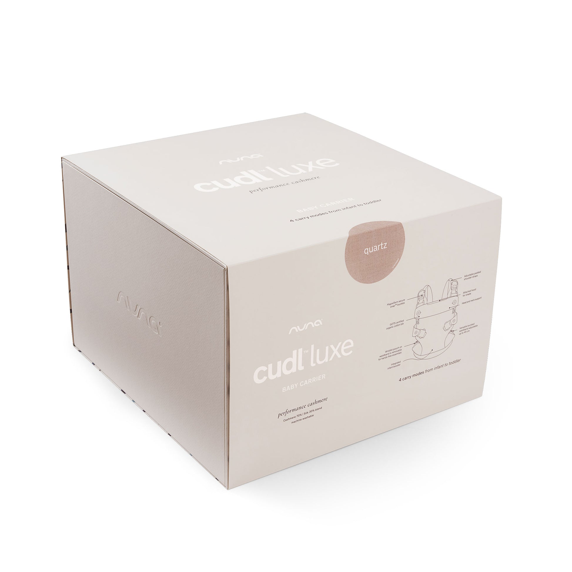 Nuna CUDL Luxe Carrier - Quartz