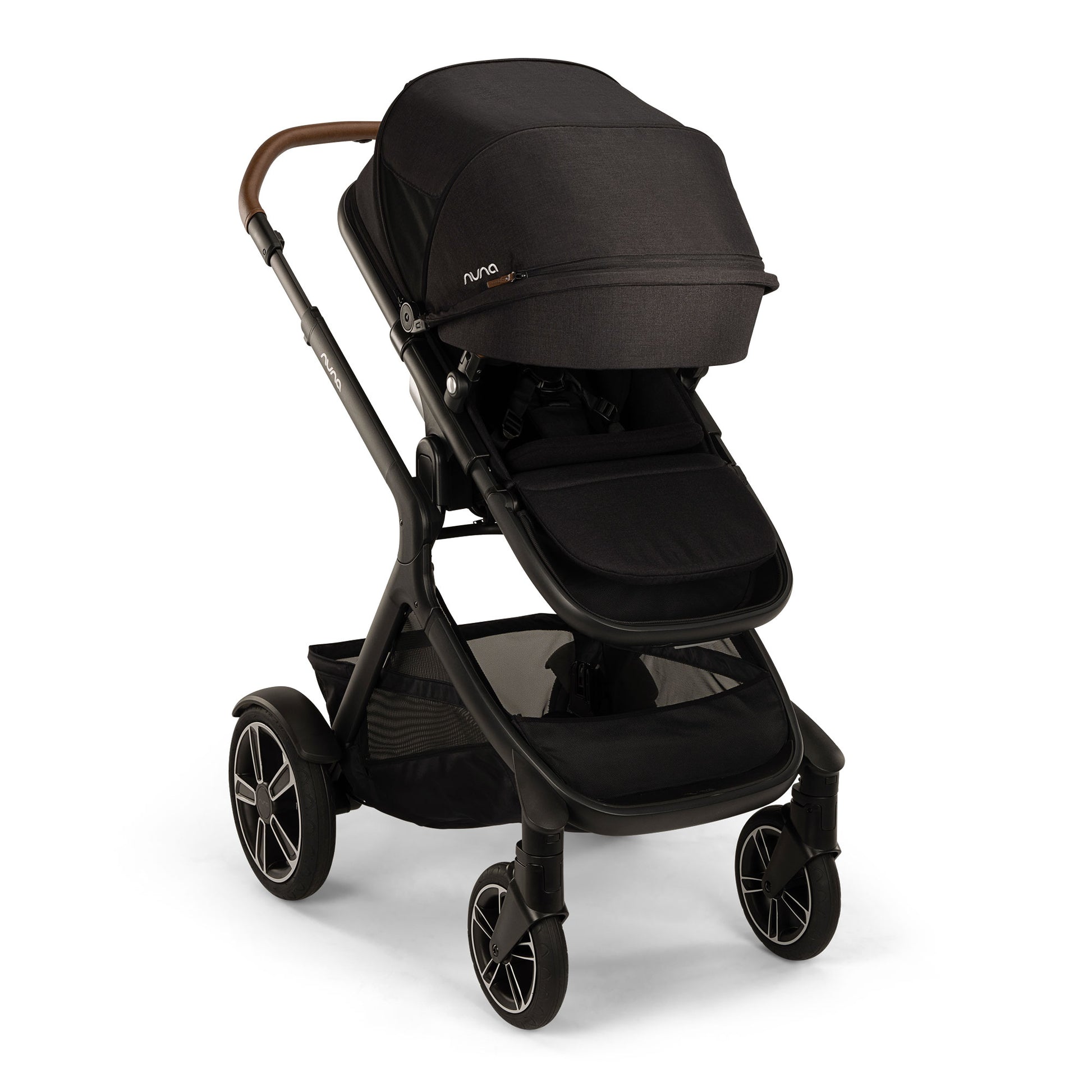 Nuna DEMI Next Stroller and PIPA Urbn Car Seat Travel System - Caviar