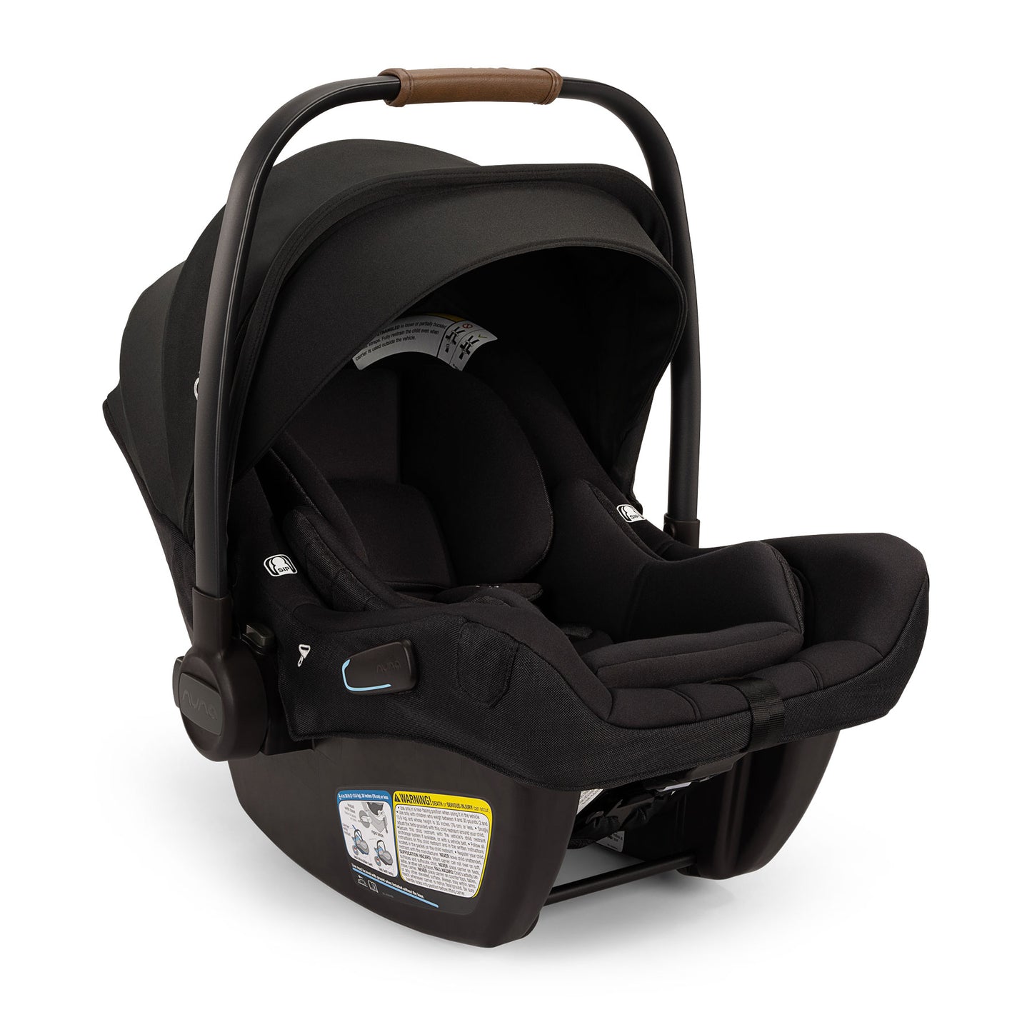 Nuna DEMI Next Stroller and PIPA Aire RX Car Seat Travel System - Caviar