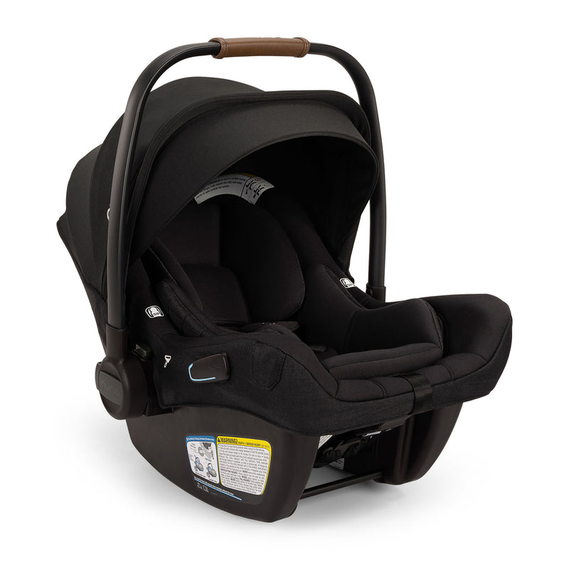 Nuna DEMI Next Stroller and PIPA Aire RX Car Seat Travel System - Caviar