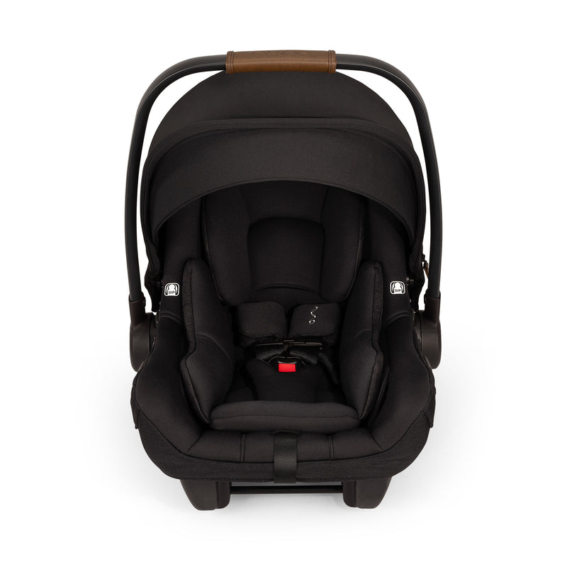 Nuna DEMI Next Stroller and PIPA Aire RX Car Seat Travel System - Caviar