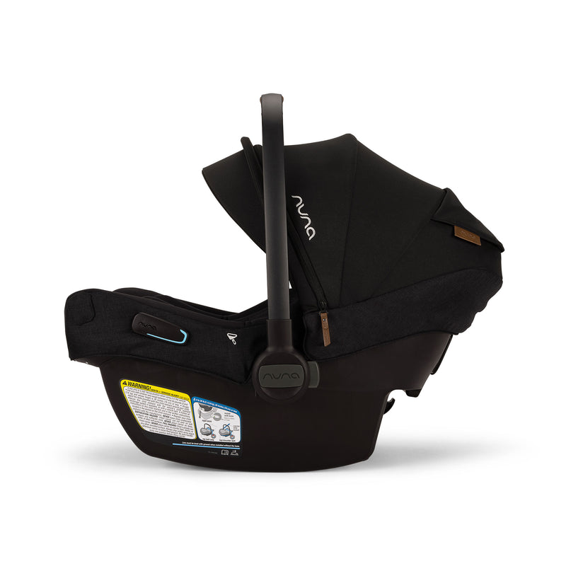Nuna DEMI Next Stroller and PIPA Aire RX Car Seat Travel System - Caviar
