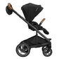 Nuna Sling Bag - Caviar attached to stroller