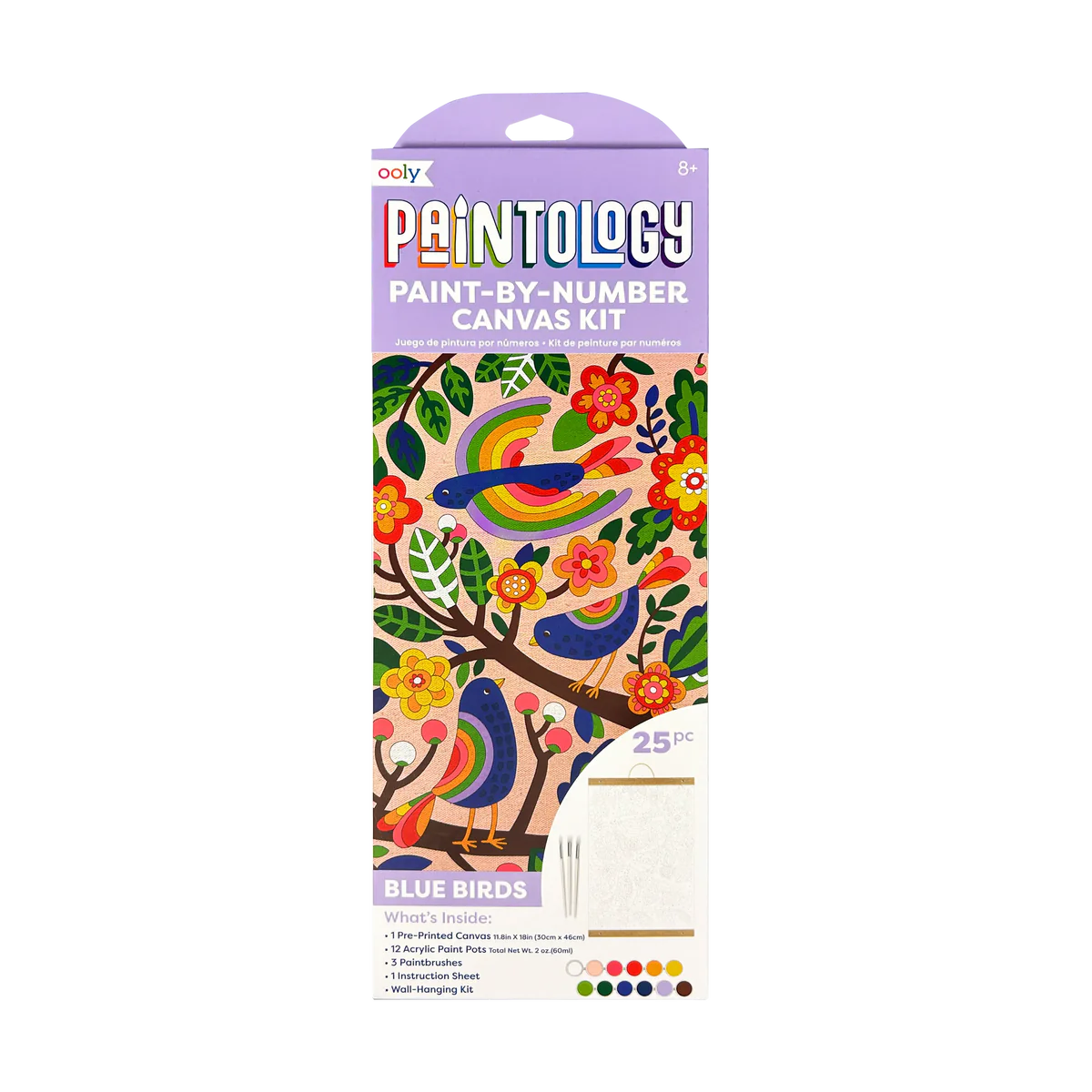 OOLY Paintology Paint By Number Canvas Kit