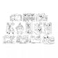 OOLY  Undercover Art Hidden Pattern Coloring Activity Art Cards - Dog Days