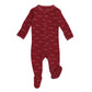 Lovedbaby Organic 2-Way Zipper Footie - Be Mine