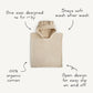 Mushie Bear Poncho Towel - Fog
