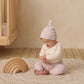 Quincy Mae Side Snap Bodysuit + Pant Set - Snow Owls