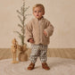 Quincy Mae Shearling Zip Jacket - Oat