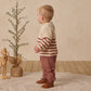 Quincy Mae Rex Sweater - Cranberry