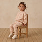 Quincy Mae Relaxed Fleece Sweatpant - Red Bows