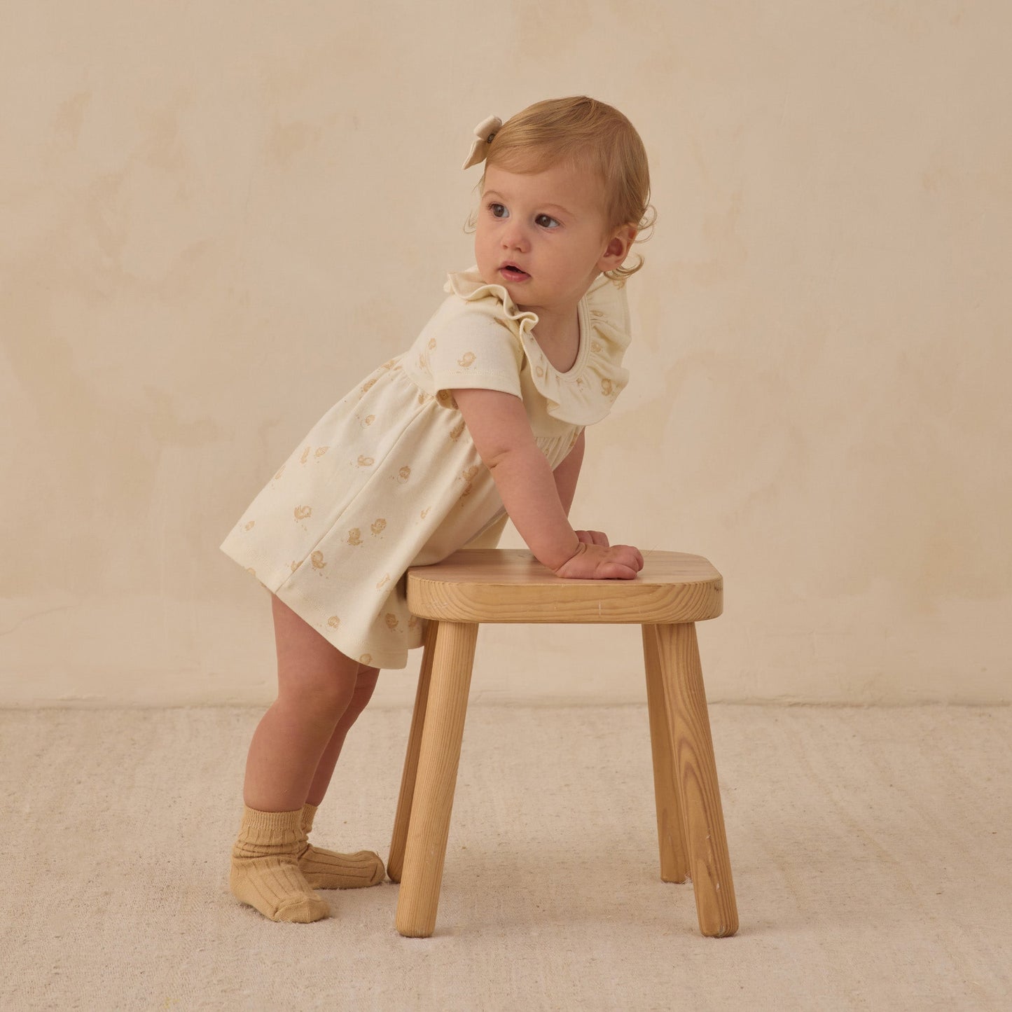 Quincy Mae Lulu Dress - Natural
