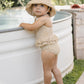 Quincy Mae Bucket Hat - Honey Stripe Small