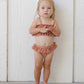 Quincy Mae Smocked Ruffle Bikini - Poppy Floral