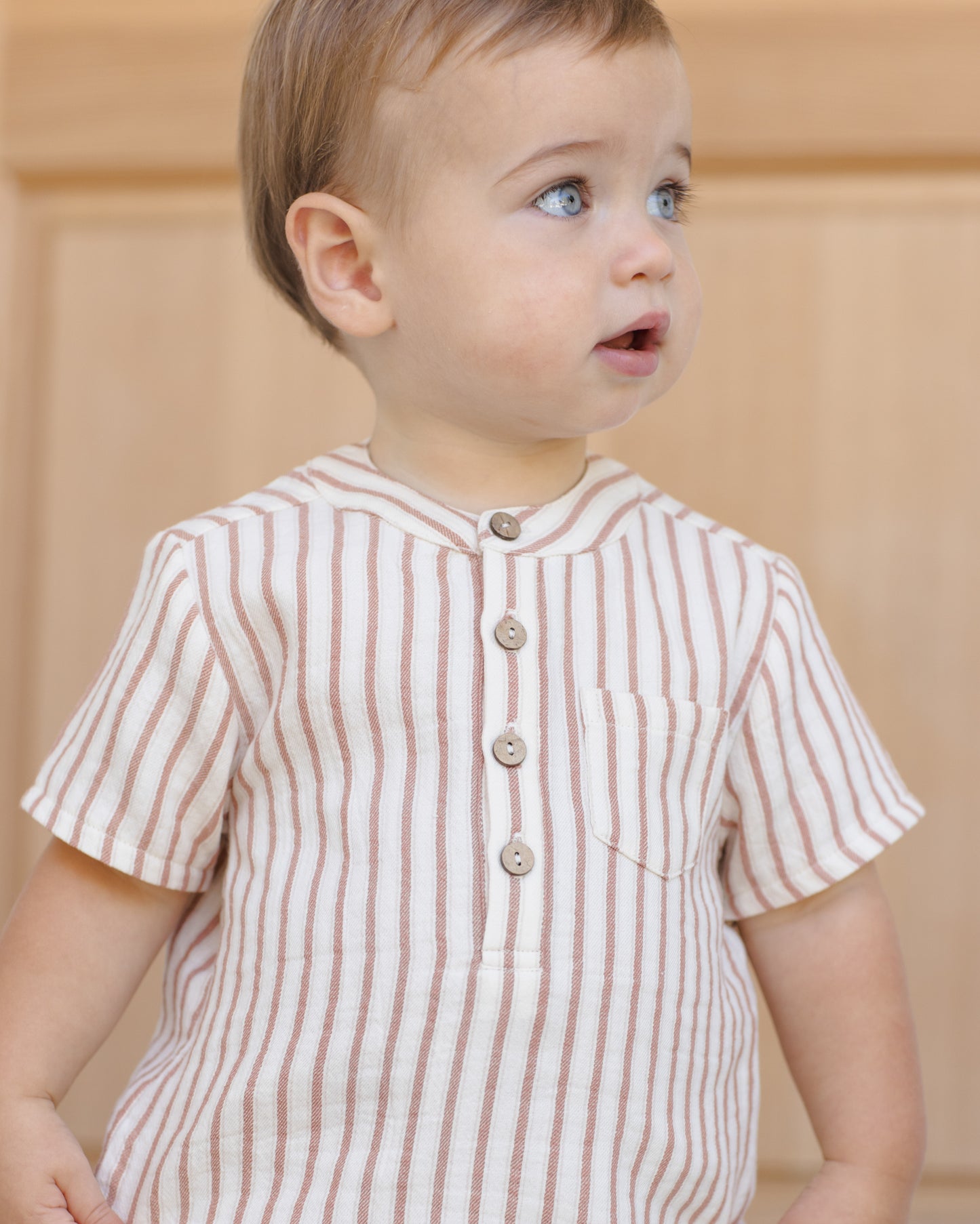 Quincy Mae Jaxson Shirt - Vintage Stripe