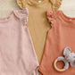 Quincy Mae Flutter Sleeve Bodysuit - Blush