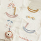 Quincy Mae Ringer Tee - Cherry