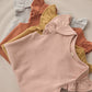 Quincy Mae Flutter Sleeve Bodysuit - Blush