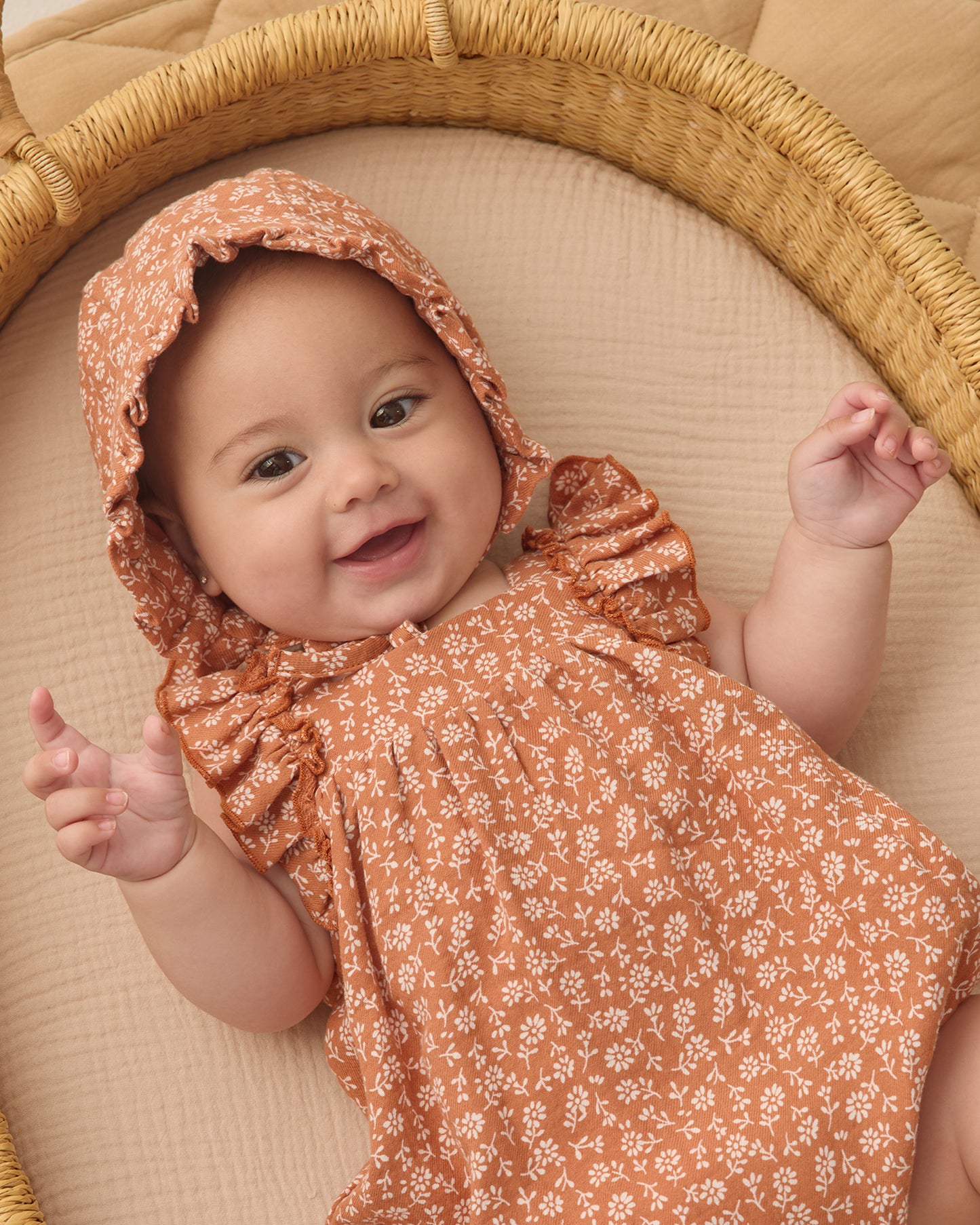 Quincy Mae Maya Romper - Poppy Floral