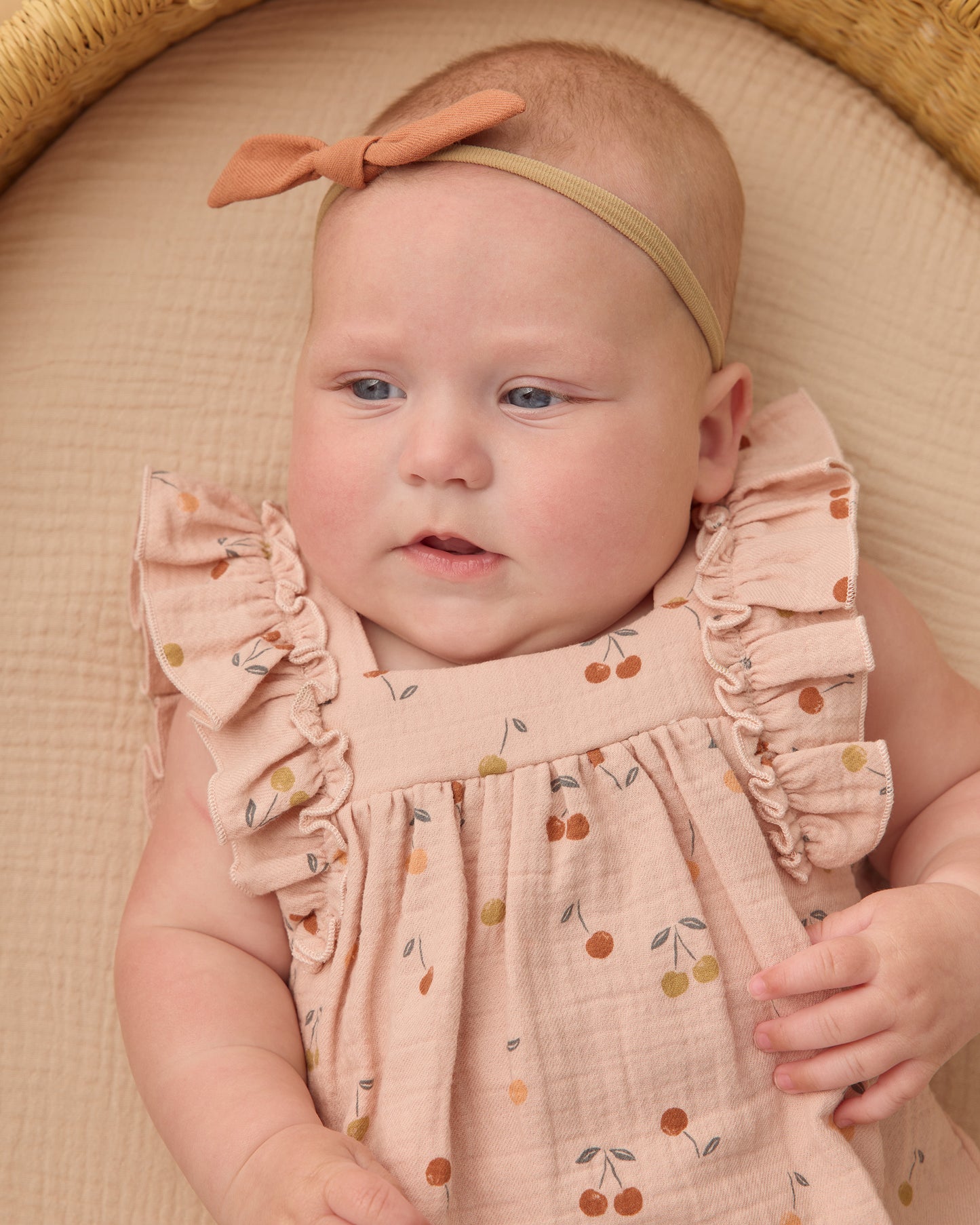 Quincy Mae Maya Romper - Cherries