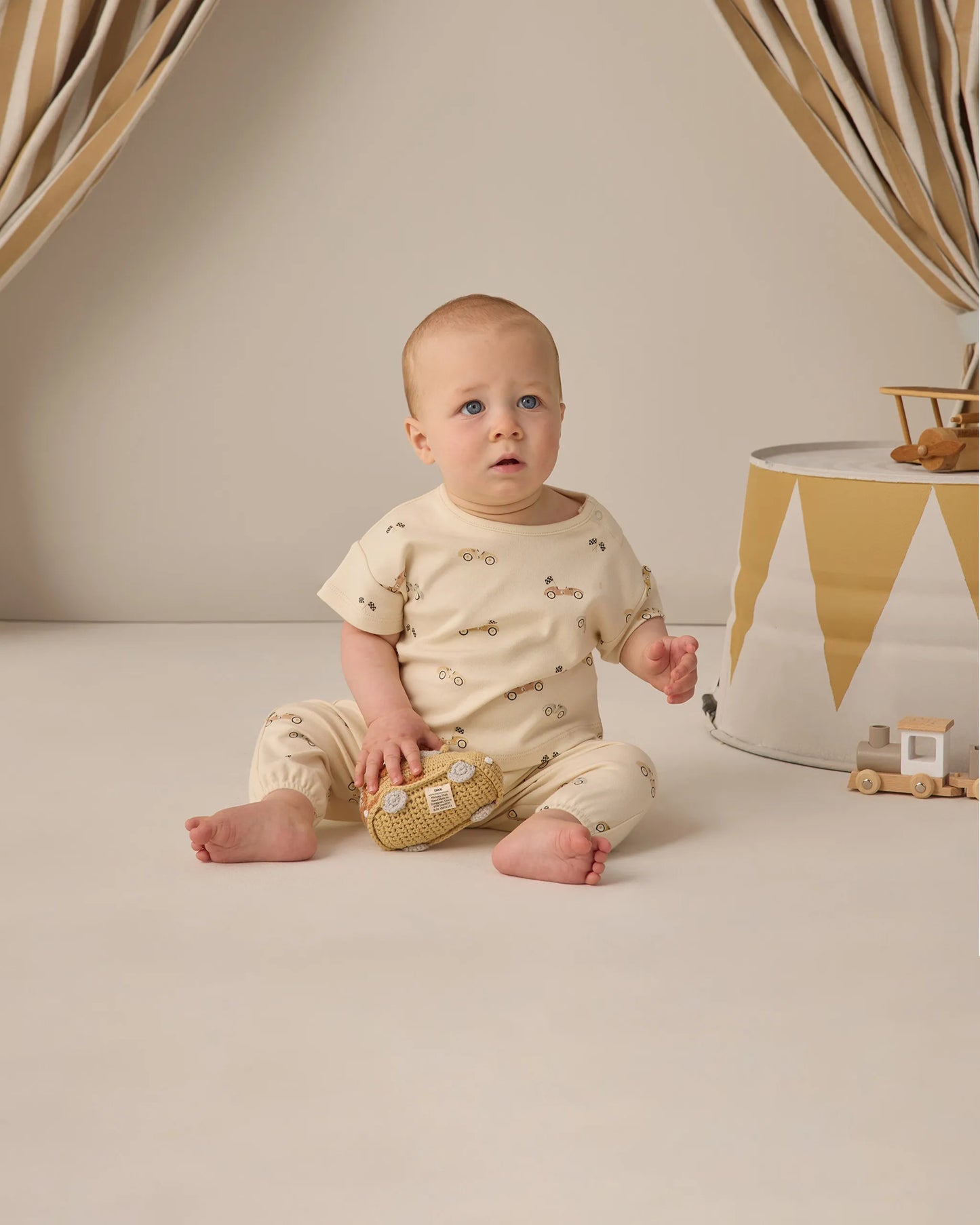 Quincy Mae Boxy Tee - Race Car
